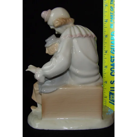 Vintage Paul Sebastian Clown with Boy and Accordion 1980's - Picture 3 of 7